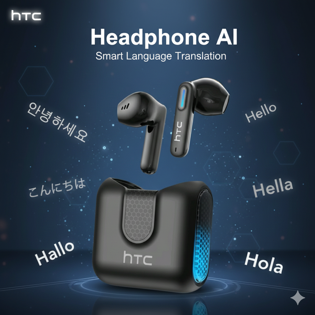 HEADPHONE HTC NE49 AI - EARBUDS BLUETOOTH